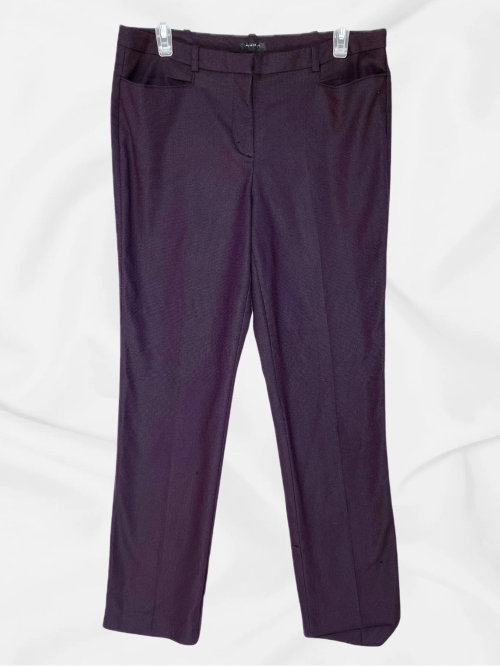 Vintage Y2K Worthington Purple Dress Pants Womens 8 Straight Leg Stretch 2000s
